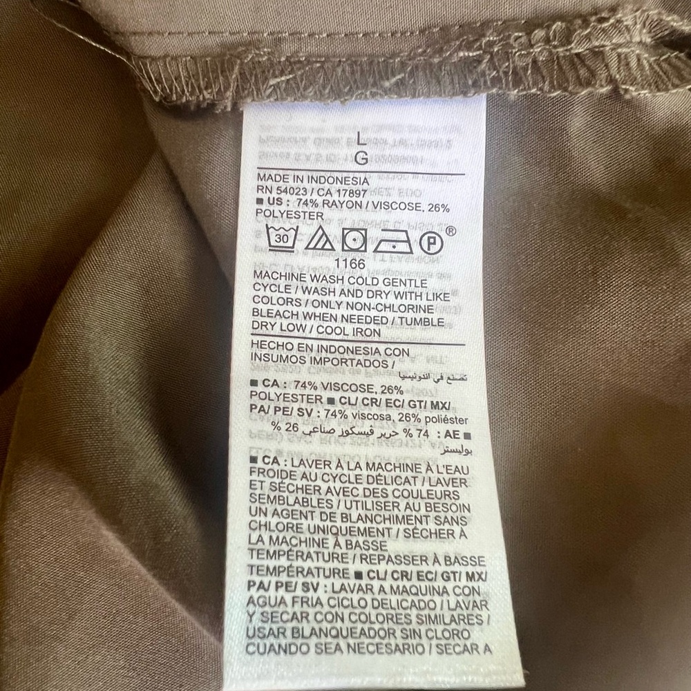 Old Navy Army Green Button-Up Dress New with Tags - Picture 13 of 14